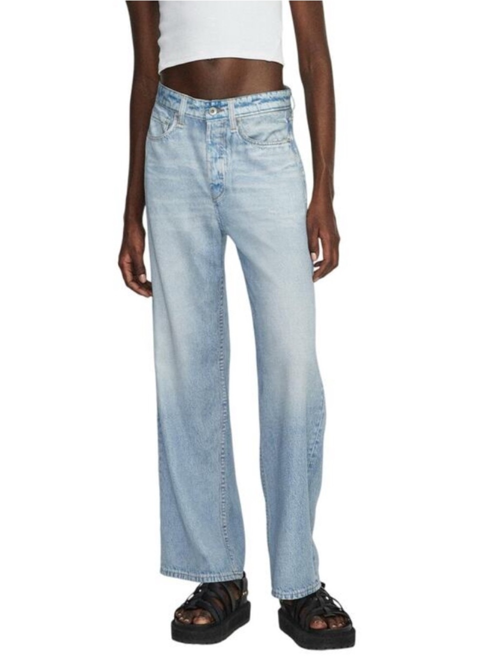 Rag & Bone Logan Liquid Miramar Pants Sweatpant Jeans 27